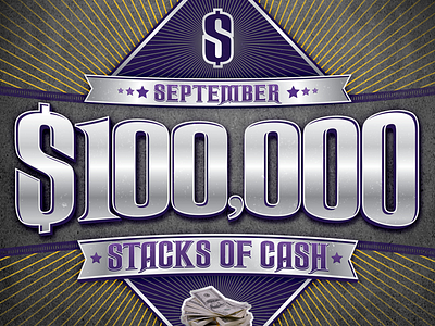 Stacks of Cash cash grunge metal money purple rocknroll september stacks