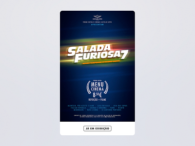 Salada Furiosa 7 art direction cinema food menu photoshop shopping typography
