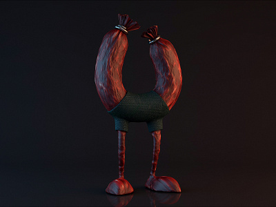 Encher Chouricos character cinema 4d