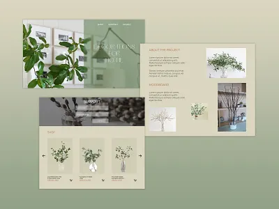 Decorations For Home - Website Design / 2022 concept decorations design figma graphic design landing landing page page photoshop portfolio site typography ui ux web web design web landing webdesign website concept website design