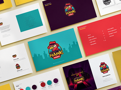 Detective Hawk games Brand identity board games brand identity branding design fun graphic design illustration logo logotype mascot