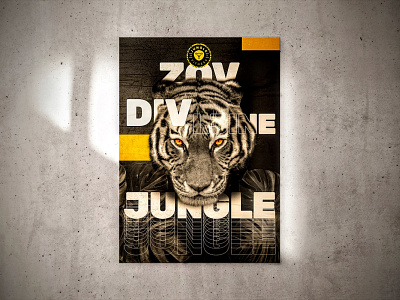 ‘Call of the wild’ poster design branding design fitness graphic design gym identity logo poster print visual