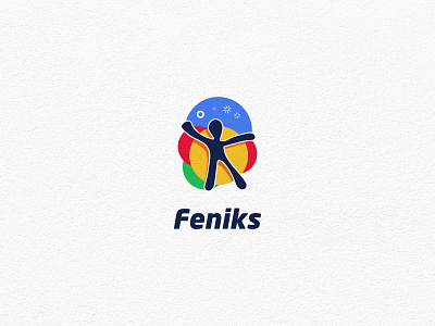 Feniks is local physical therapy for impaired children brand identity branding design graphic design identity illustration logo logotype vector