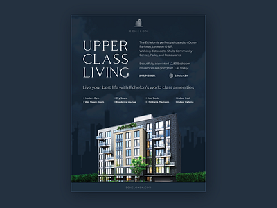 Echelon apartments booklet brand identity brochure design flyer graphic design identity magazine print