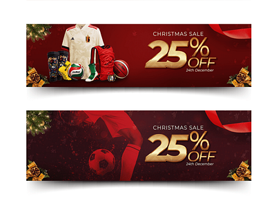 Christmas banners for TeamsWear