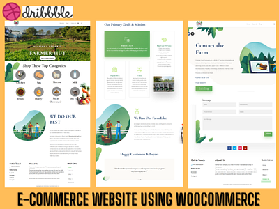 E-Commerce Website Using WooCommerce animation branding bussiness design design ecommerce website eccommerce website graphic design illustration logo portfolio typography ui ux website website using woocommerce woocommerce wordpress website