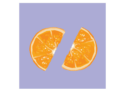 Orange comida diet digital paint digital painting food illustration laranja nutrition nutritional orange paint