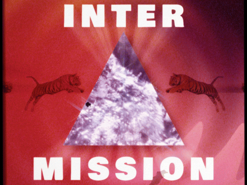 Intermission animation collage design gif loop motion motion design retro surrealism vintage