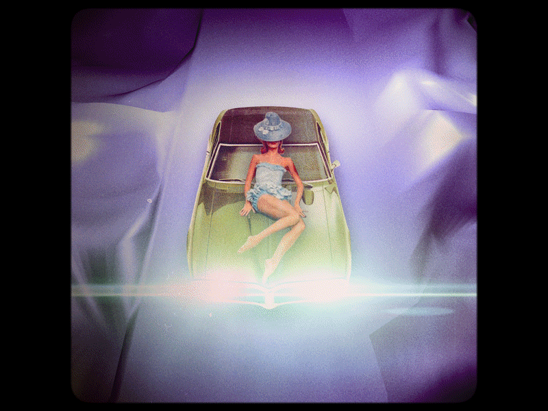 Drive Thru 02 animation collage design drive thru gif motion retro surrealism vintage