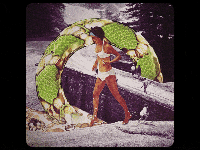 Vicious Cycle animation collage gif motion design pop art surrealism vicious cycle