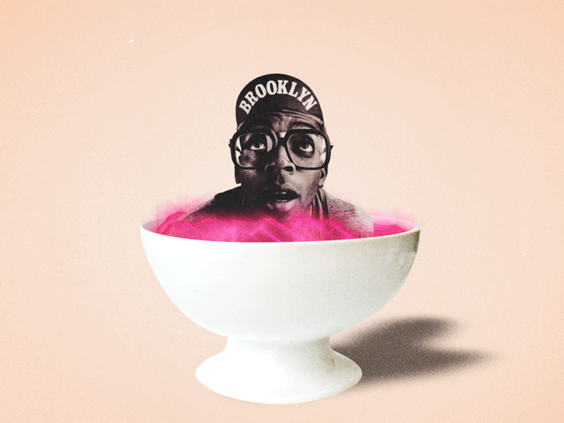Spiked Punch animation collage gif motion design pop art spiked punch surrealism
