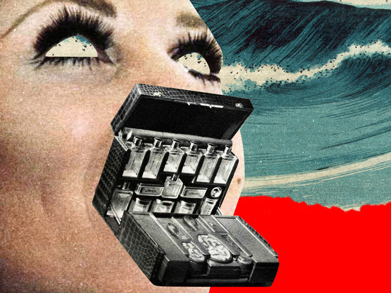 Say It Don't Spray It animation collage gif motion design pop art retro say it dont spray it surrealism vintage