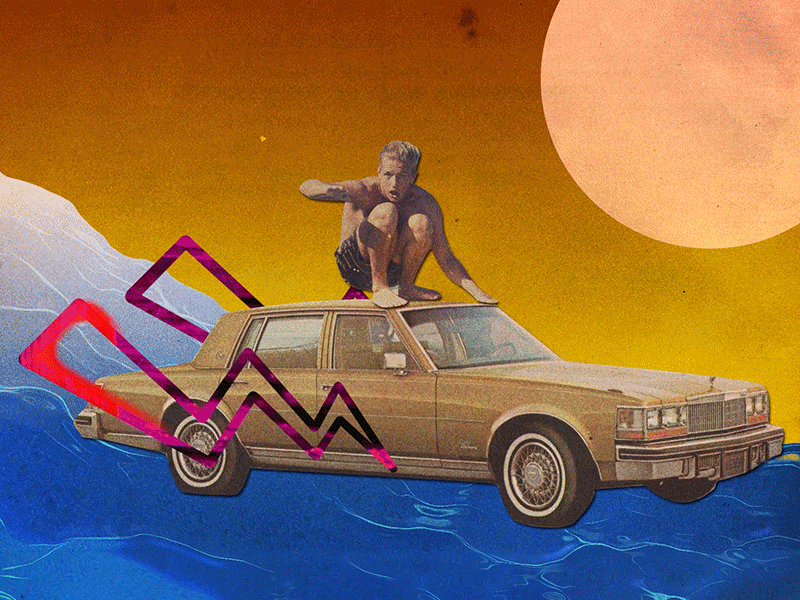 RIDE_THE_WAVE.gif abstract animation collage design gif grain graphic graphic design loop motion motion design motion graphics pop art retro scratches surreal surrealism vintage