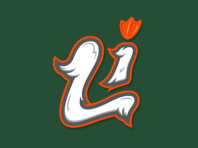 Long Island Ducks atlanticleague baseball ducks feathers gameday handlettering handtype hat icon letters logo longisland