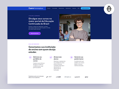 Quero Marketplace - Landing page