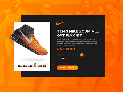 #03 | Single product | 30 Days of UI Challenge add card design mobile nike product purchase shoes single ui ux web