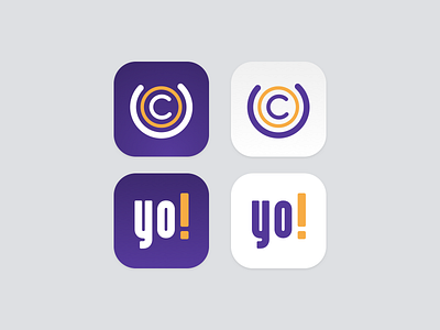 Yocoach - Logo android icon ios ui ux