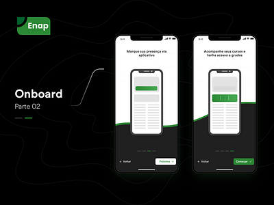 Enapp - Onboard Pt. 02 android app apple design design app design art icon ios mobile onboard onboarding screen product ui uidesign ux