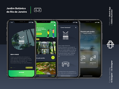 Jardim Botânico do Rio de Janeiro - VR app apple botânico design ios jardim mobile product realidade virtual ui ux visual design vr