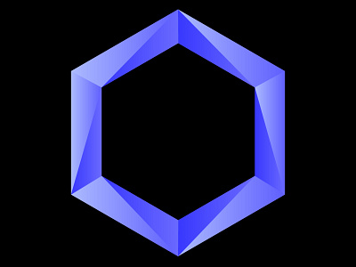 Hexagon Gradient Logo