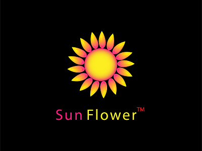 Modern Logo | Sun Flower Logo | Brand Identity | Branding