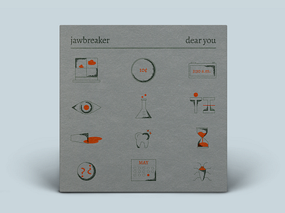 Jawbreaker Dear You art direction design digital design digital drawing graphic design illustration jawbreaker