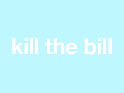 Kill The Bill donald trump kill the bill senate