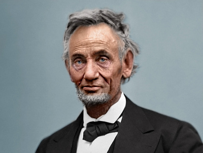 Lincoln As a Old Man (Remastered) design presidents