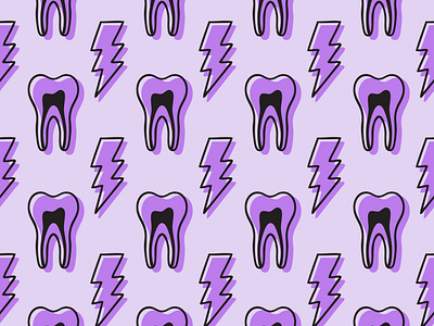 Electric Teeth - double purple
