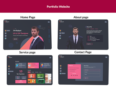 Portfolio Website design figma graphic design ui ux