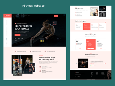 Fitness website