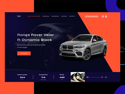 Car Agency Website design figma graphic design illustration landing page typography ui uiux ux web design website