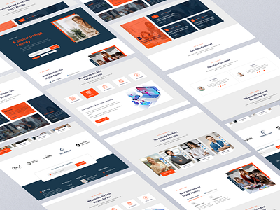 Digital design Agency landing page