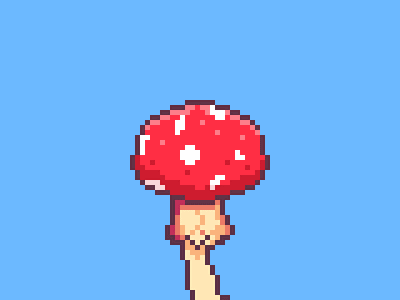 Shroom 🍄 8 bit mushroom retro