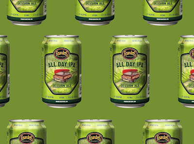 Founders All Day IPA Can branding graphic design packaging design
