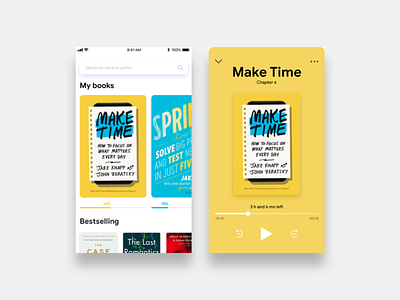 Digital books store app creativity design interface marwen ux