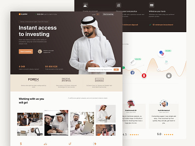 Landing page for arabic customers arabic cta button forex trading landing landing page selling trading app trading platform web