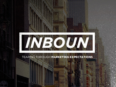 Inboun logo logo marketing redesign simple