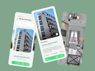 Real Estate android app design ios prototyping real estate ui ux ux design