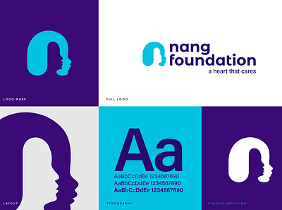 Nang Foundation Logo Design brand identity logo logo mark design logodesign