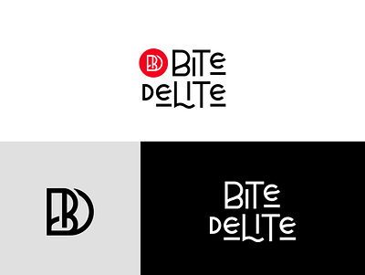 Bite Delite Logo a logo brand identity branding derrick ege logo mark design logo logo design logo mark logodesign vector