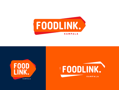 Food Link Logo delivery eat food logo logodesign restaurant shipping company