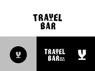 Travel Bar Logo Design bar branding cocktail graphics logo logo mark logodesign travel