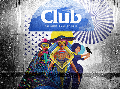 Club Pilsner Tribe Illustrations beer club illustration