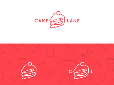 CakeLane Logo cakelane logo logodesign logovariations