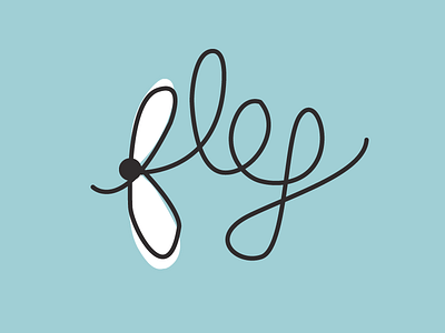 Fly Letter Illustration design illustration logo typography
