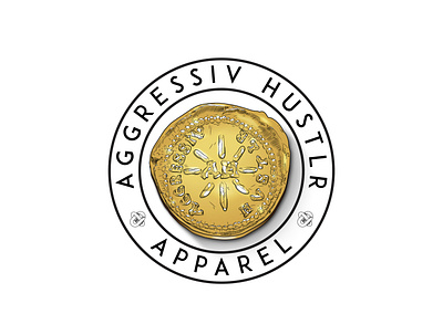 Aggressiv Hustlr Logo t shirt logo