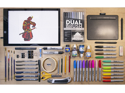 Knolling of my Workspace