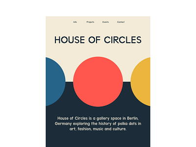 House of Circles - Desktop Hero