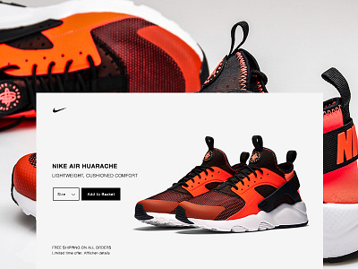 Nike Air athlete athletic design footwear hero modern nike running shoes sports typography ui